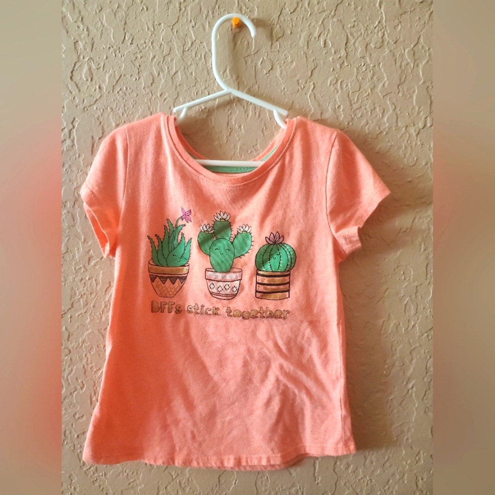 Wonder nation Bffs stick together peach tee size 7/8